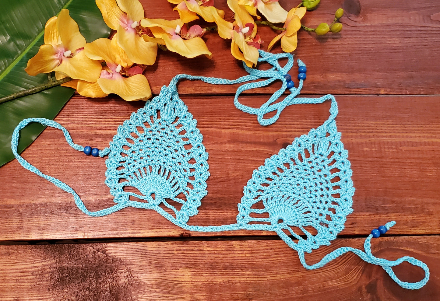Pineapple 2pc (Turquoise) Bikini 👙 image 2