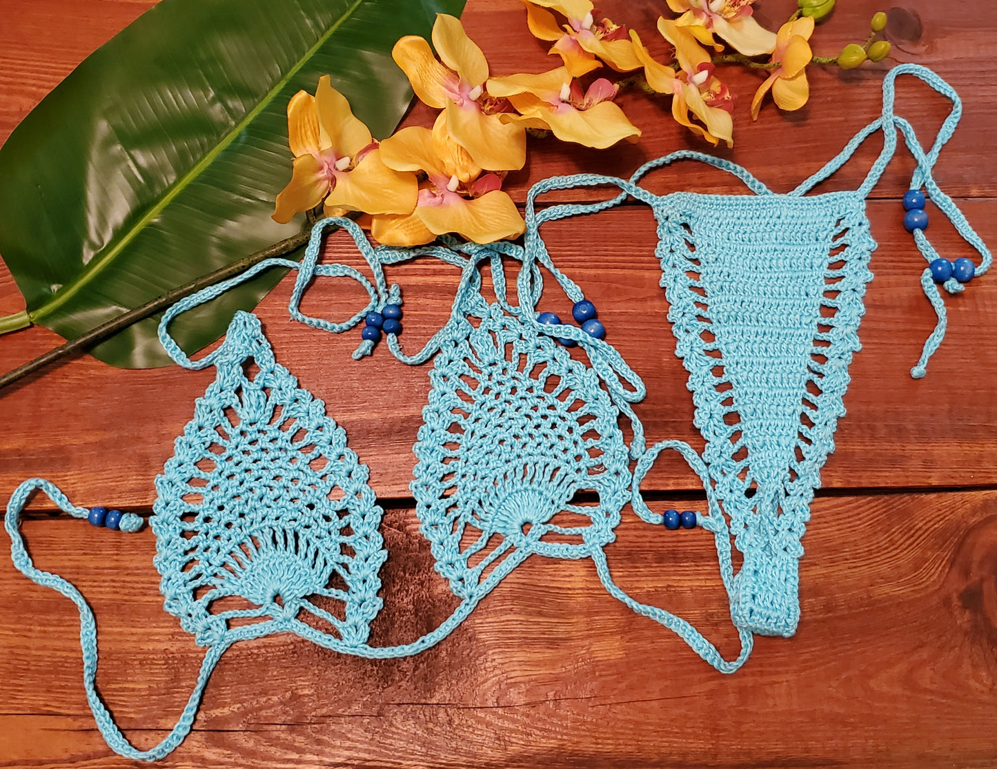 Pineapple 2pc (Turquoise) Bikini 👙 image 1