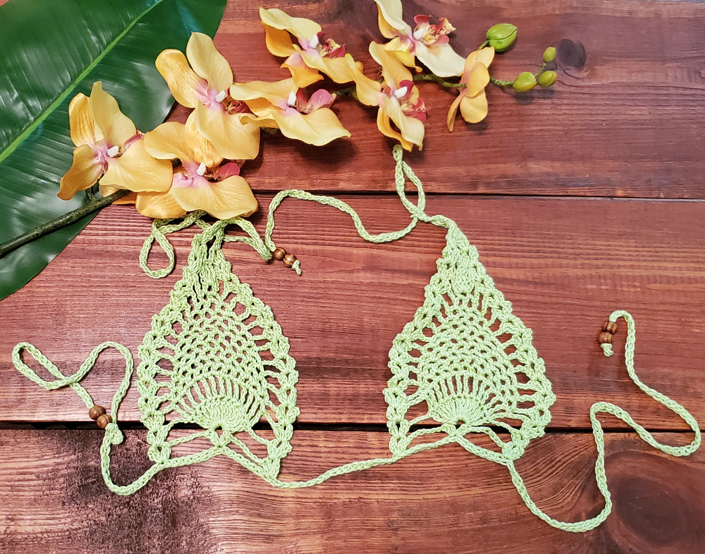 Pineapple 2pc (Lime) Bikini 👙 image 2