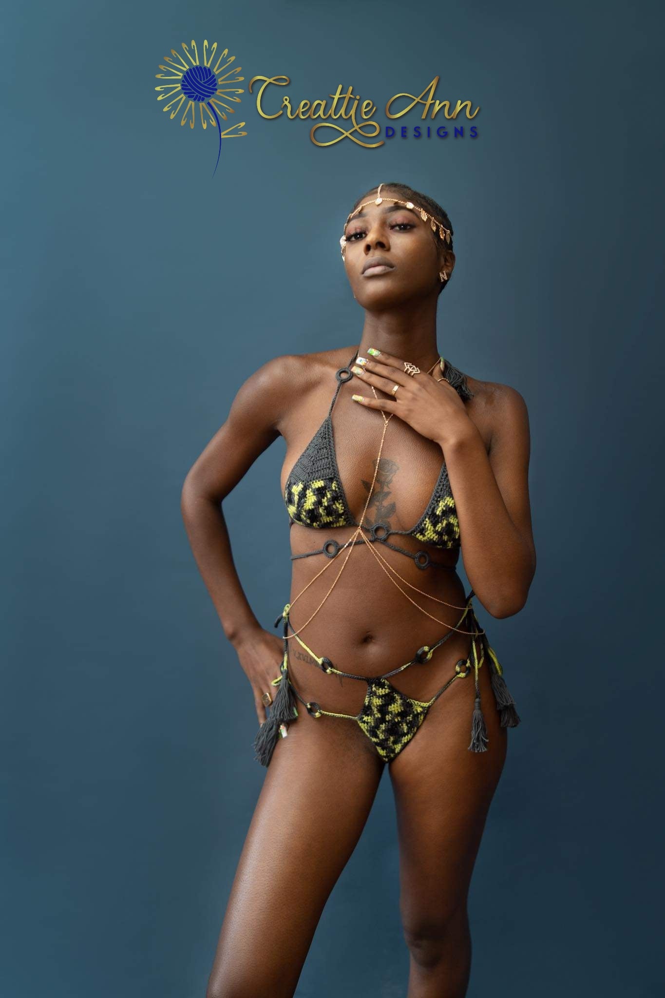 2022 Crochet 2pc Ring Bikini II 👙 image 6
