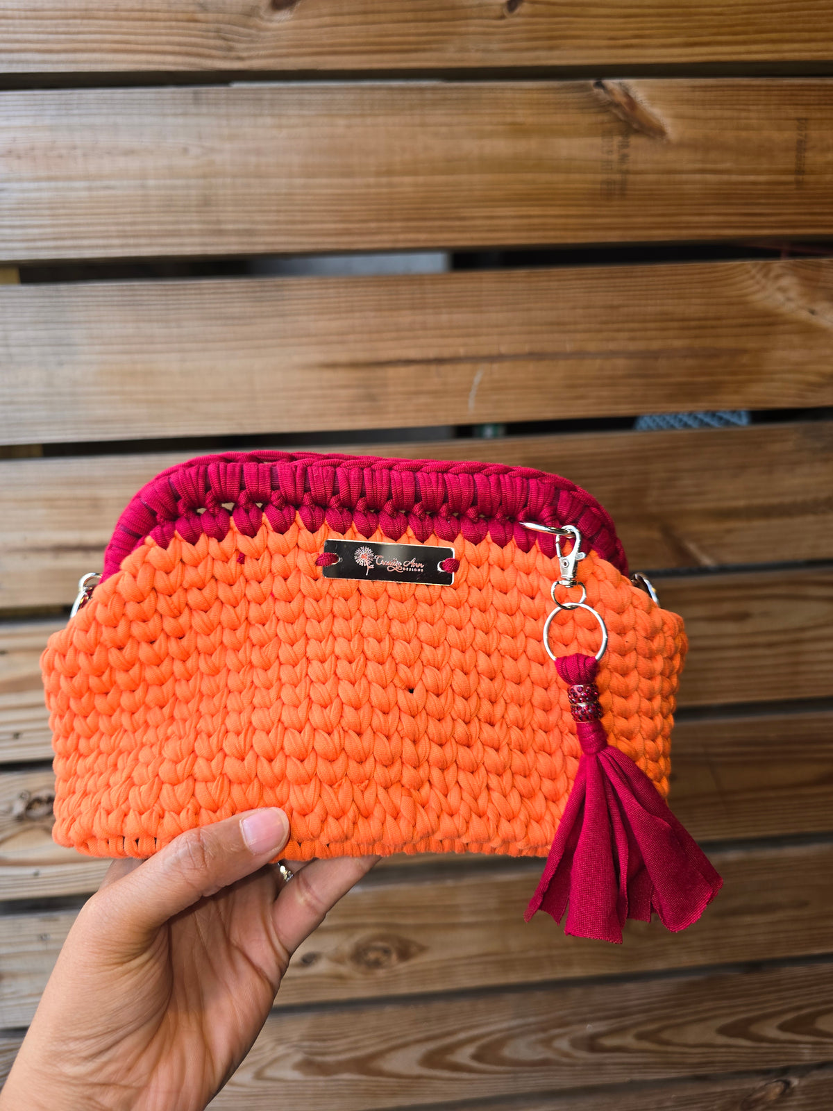 š§” The Sunset Flame Crochet Handbag š§”