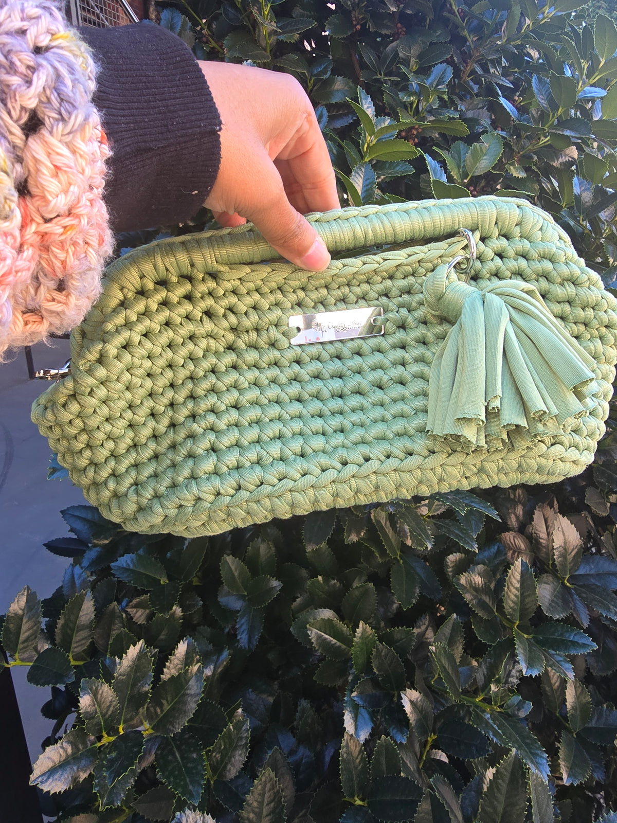 ๐ The Sage Serenity Crochet Handbag ๐
