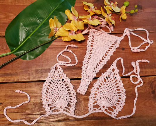 Pineapple 2pc (Pink) Bikini 👙  image 1