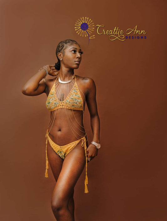 Crochet 2pc "Sun ☀️  & Sand" image 0