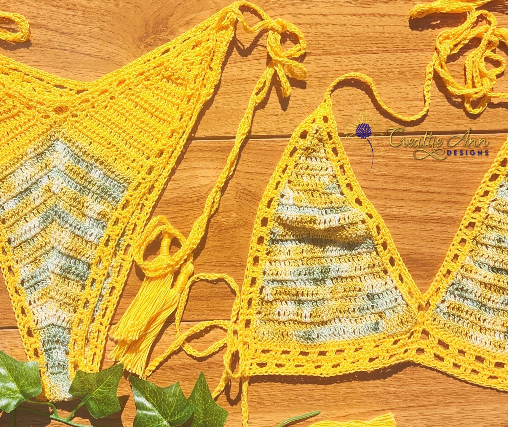 Crochet 2pc "Sun ☀️  & Sand" image 9