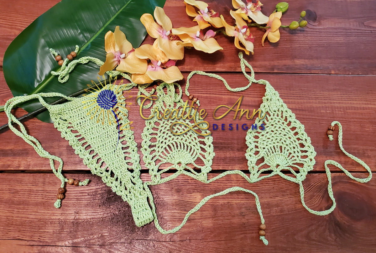 Crochet Bikini Set Pattern | Top & Bottom | PDF Download