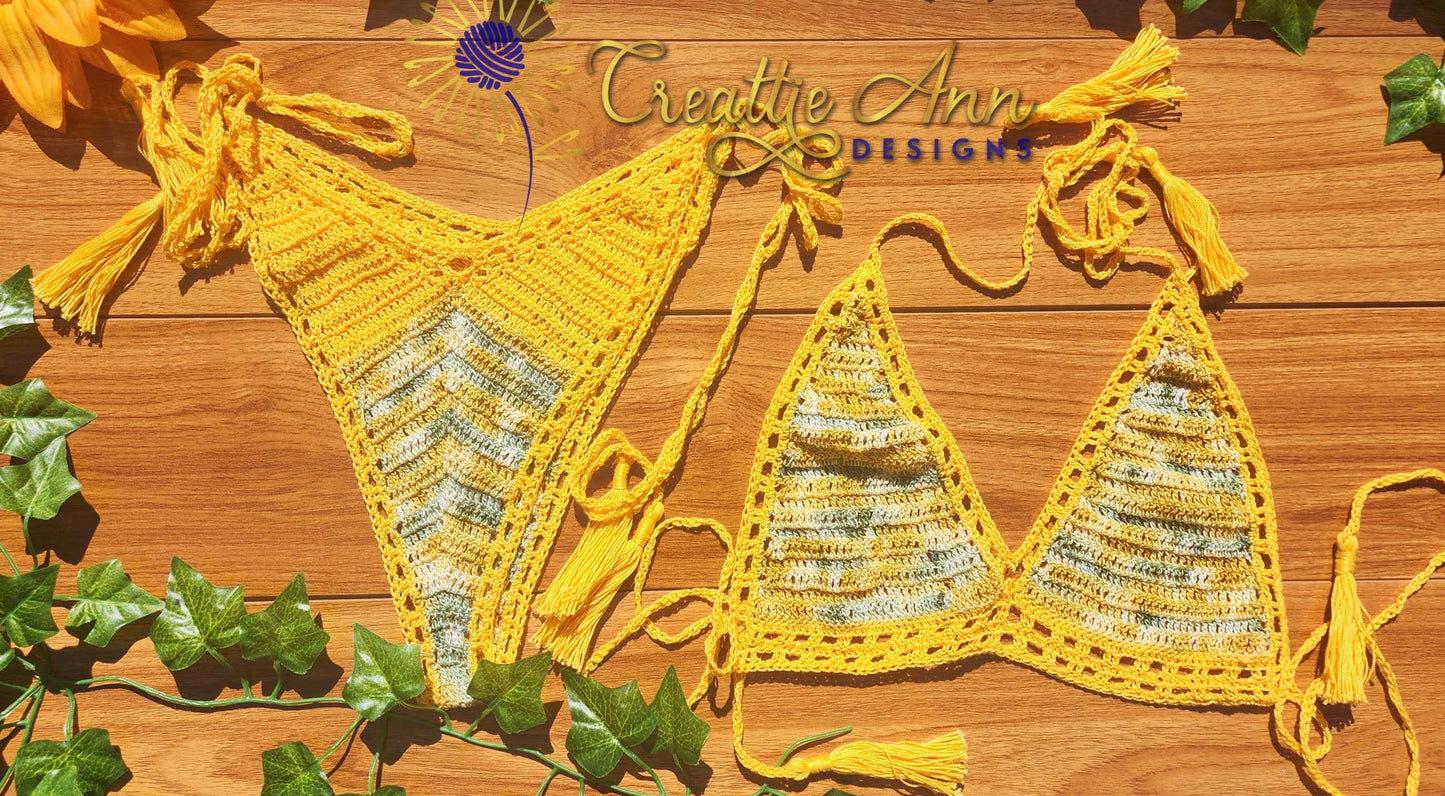 Crochet 2pc "Sun ☀️  & Sand" image 5