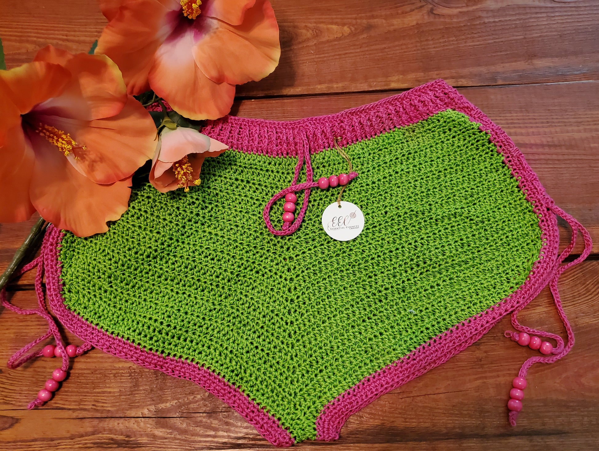 Boyshorts (Pink/Lime) image 0