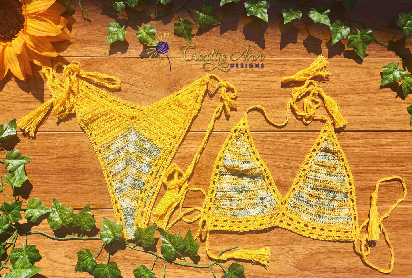 Crochet 2pc "Sun ☀️  & Sand" image 3