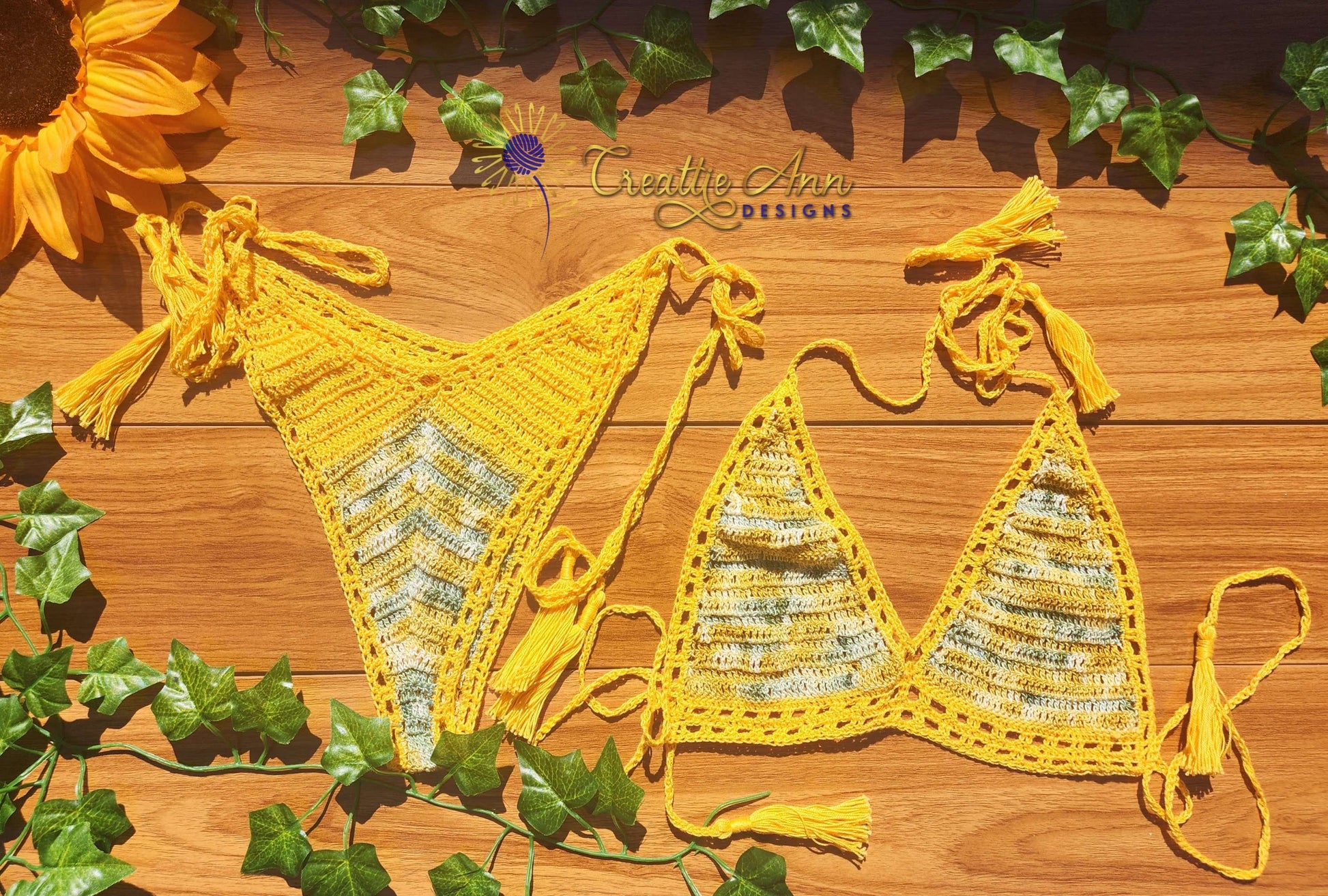 Crochet 2pc "Sun ☀️  & Sand" image 3
