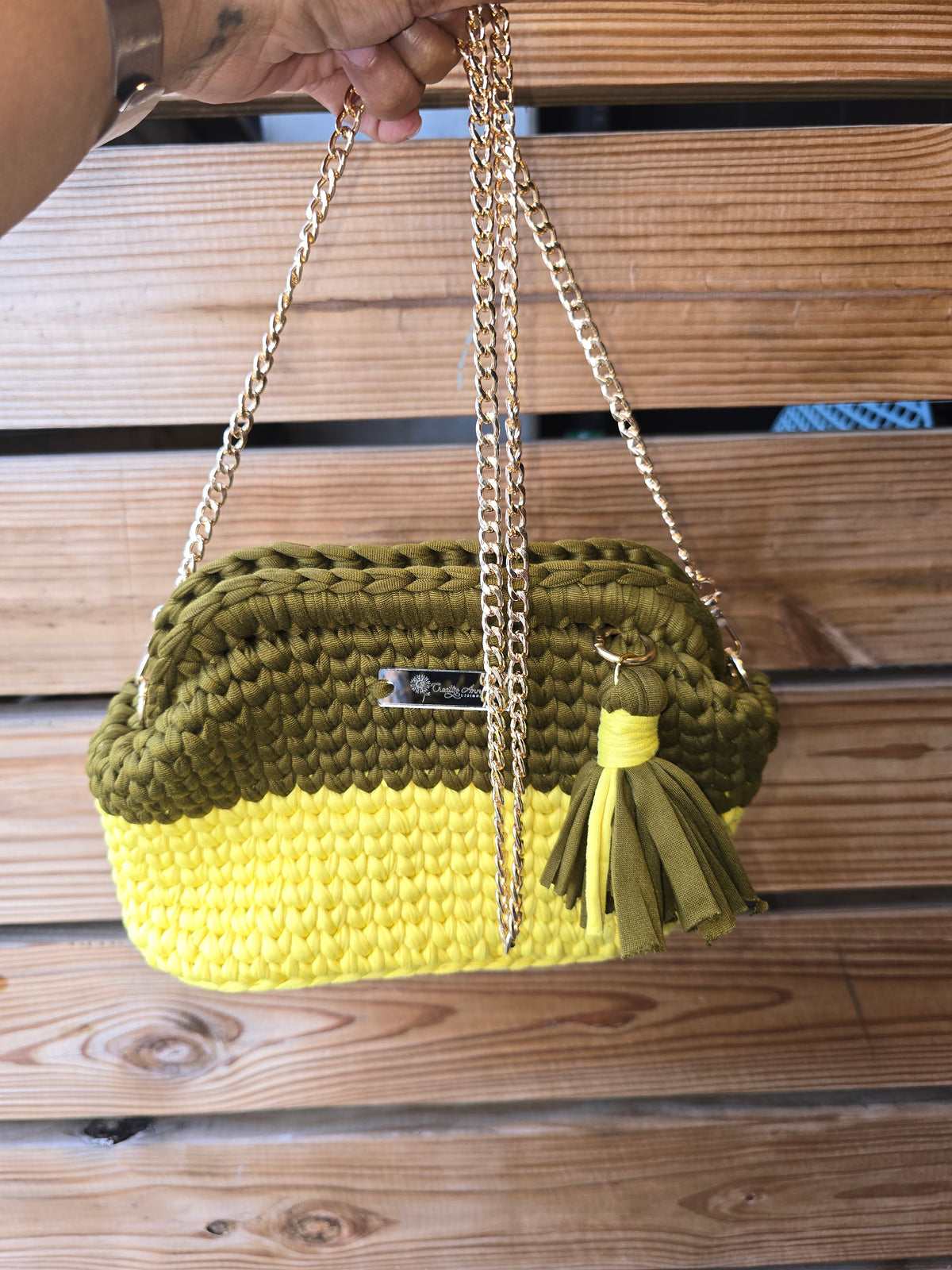 💛 The Golden Olive Crochet Handbag 💛