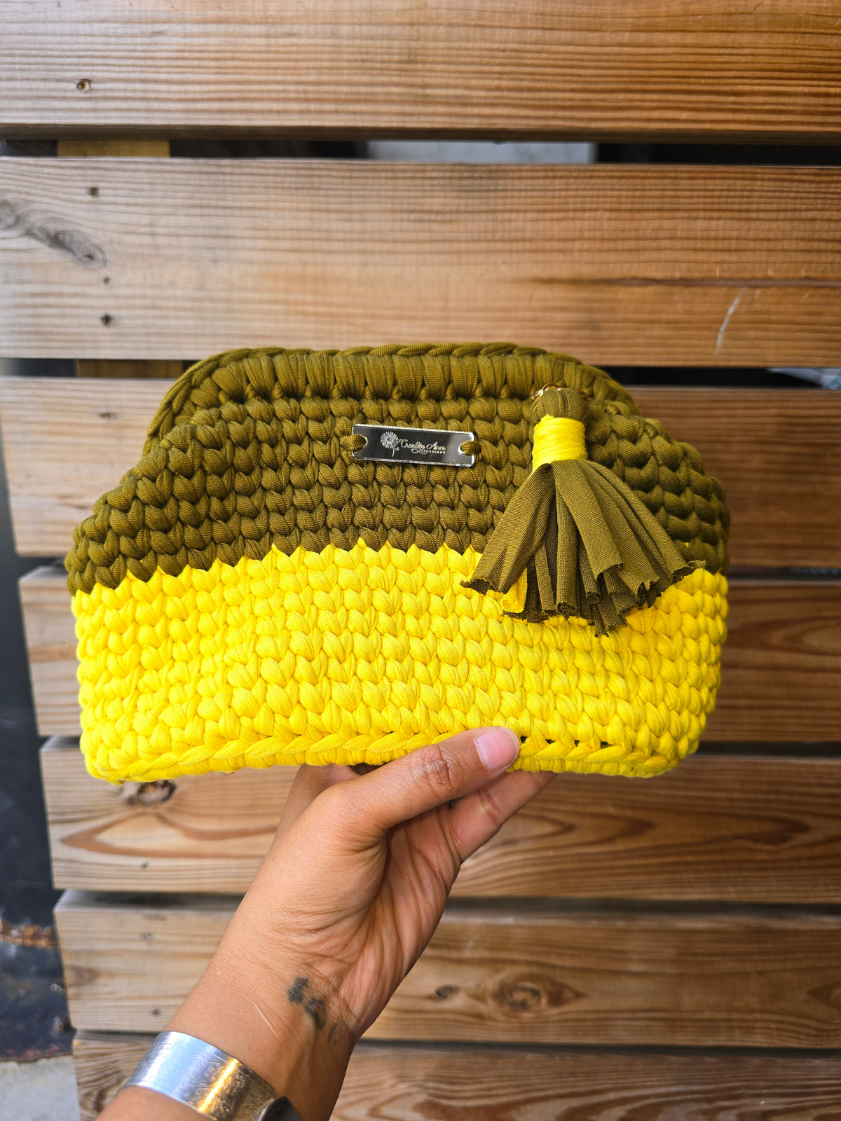 💛 The Golden Olive Crochet Handbag 💛