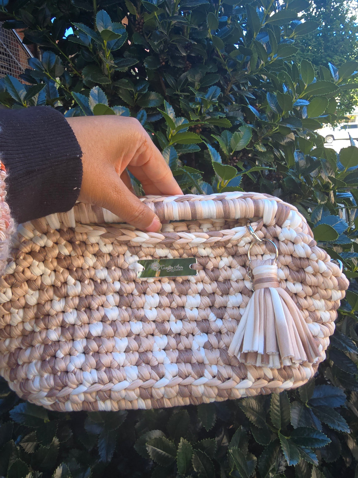 ✨ The Blush Luxe Crochet Handbag ✨