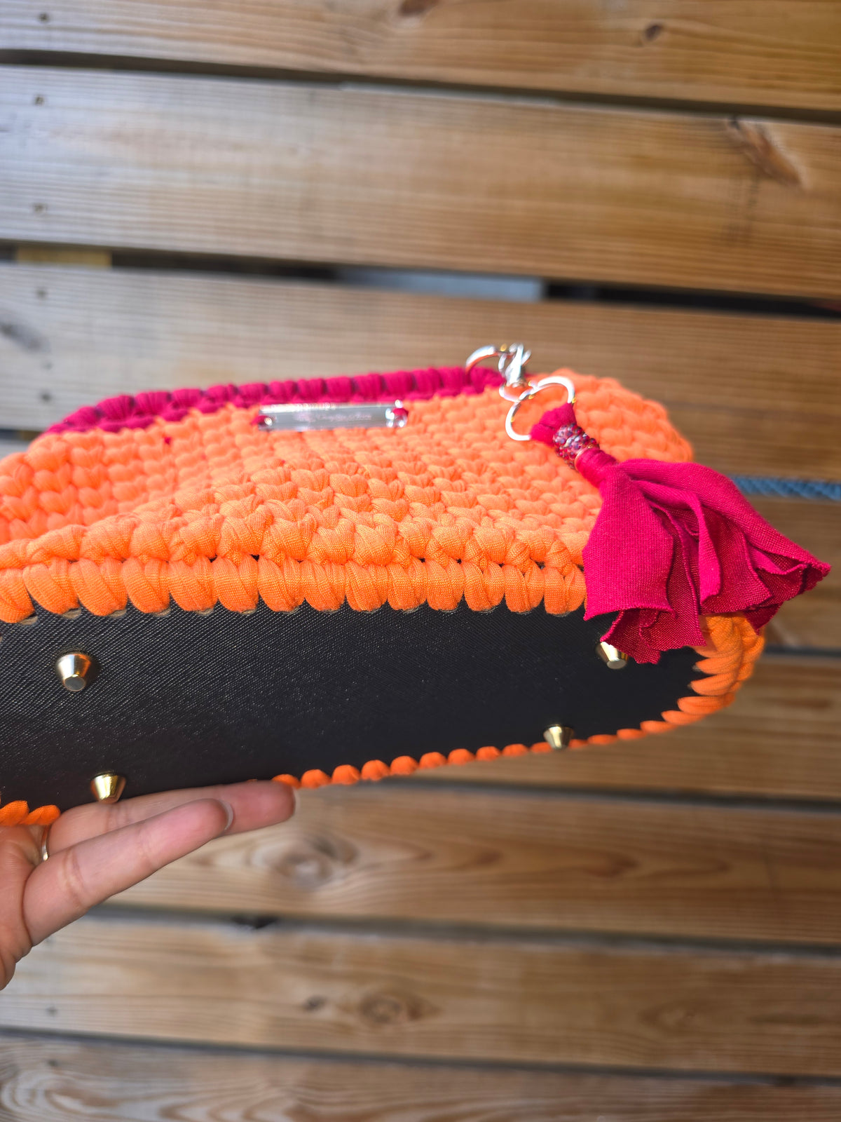 🧡 The Sunset Flame Crochet Handbag 🧡