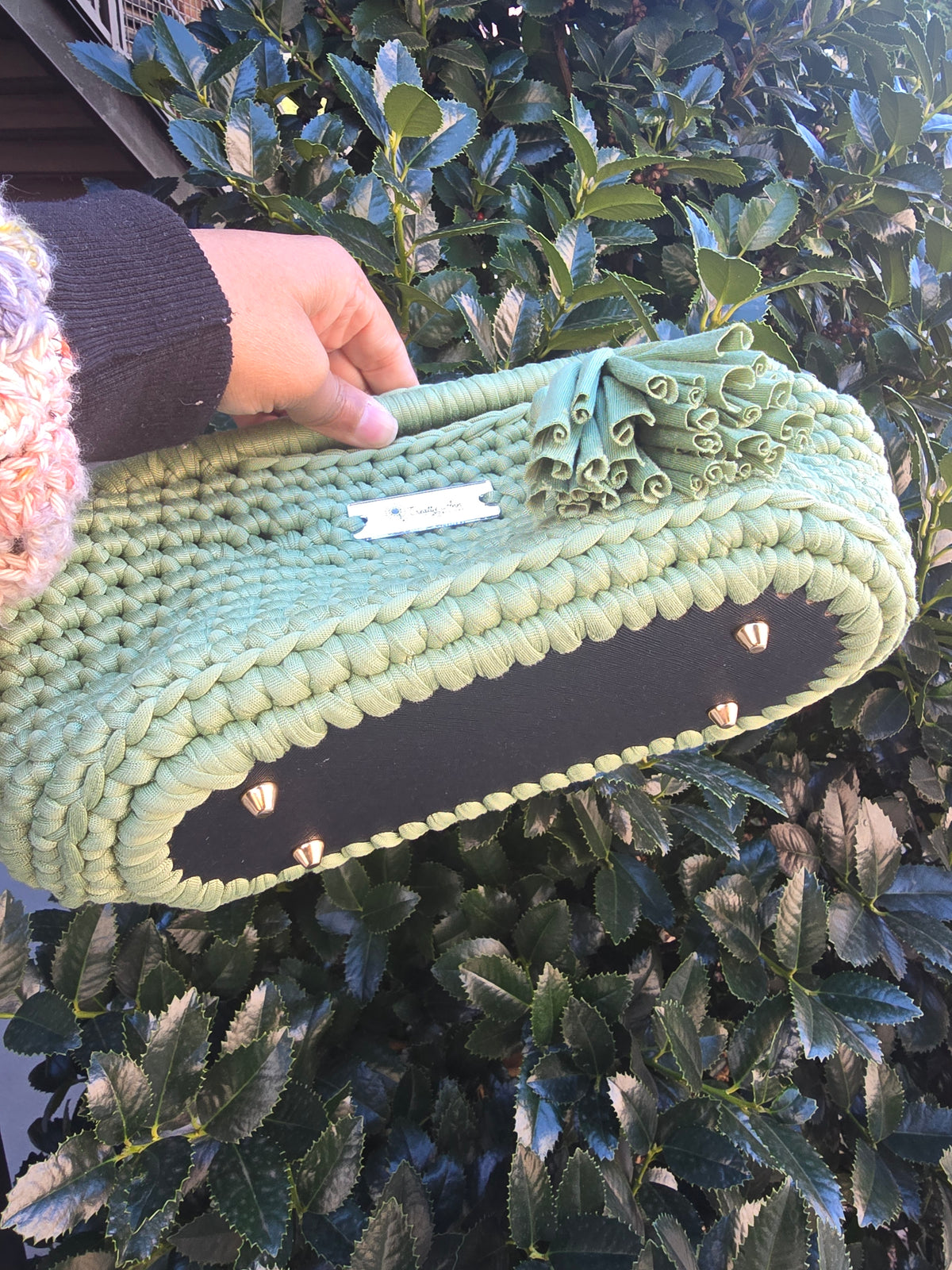 💚 The Sage Serenity Crochet Handbag 💚
